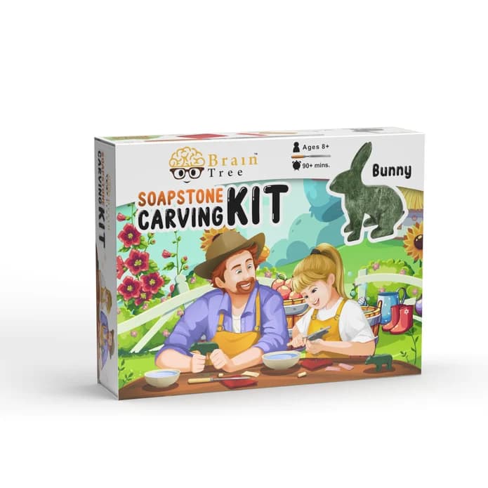 Soapstone Carving Kit - Bunny