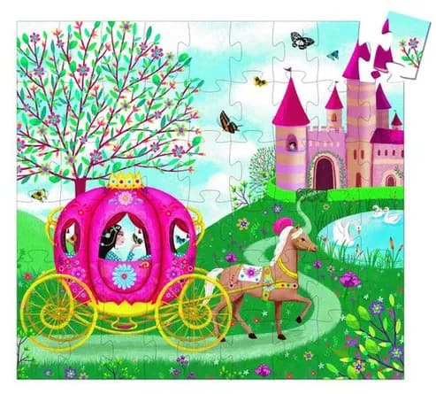 Elise's Carriage Silhouette Puzzle 54pce