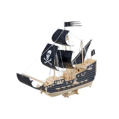 Queen Anne's Revenge Pirate Ship Wooden Kit