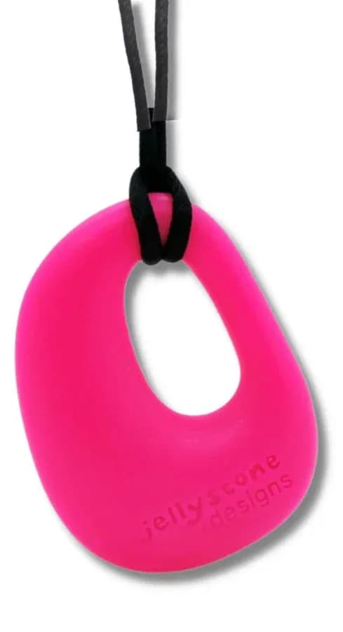 Organic Pendant - Pink - Sensory Chewing