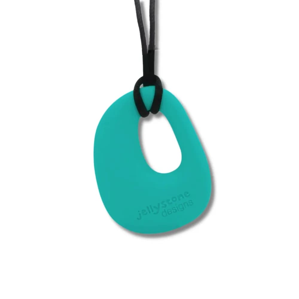 Organic Pendant - Turquoise - Sensory Chewing