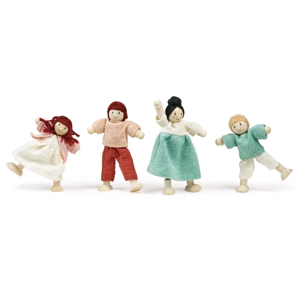 The Wooden Honeybunch Doll Family